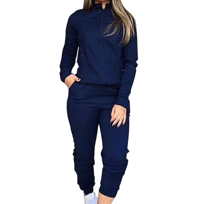 Women Street Shooting Casual Suit Two-Piece Suit