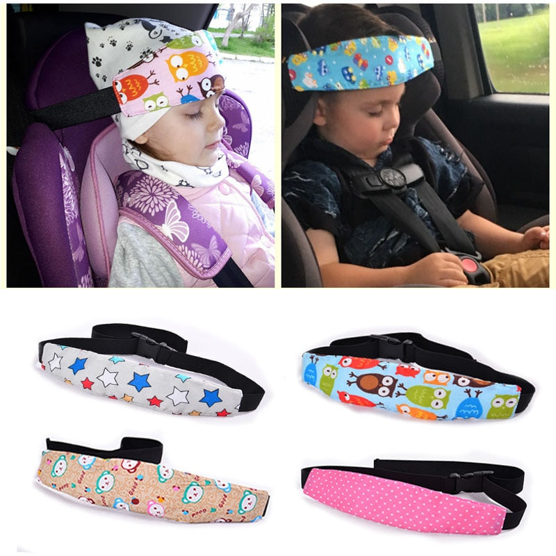 Infant Baby Car Seat Head Support Children Belt Fastening Belt Adjustable Boy Girl Playpens Sleep Positioner Baby Saftey Pillows - Plushlegacy